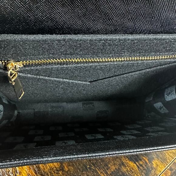 Yves Saint Laurent YSL Logo Vintage Leather Clutch - Picture 8 of 14